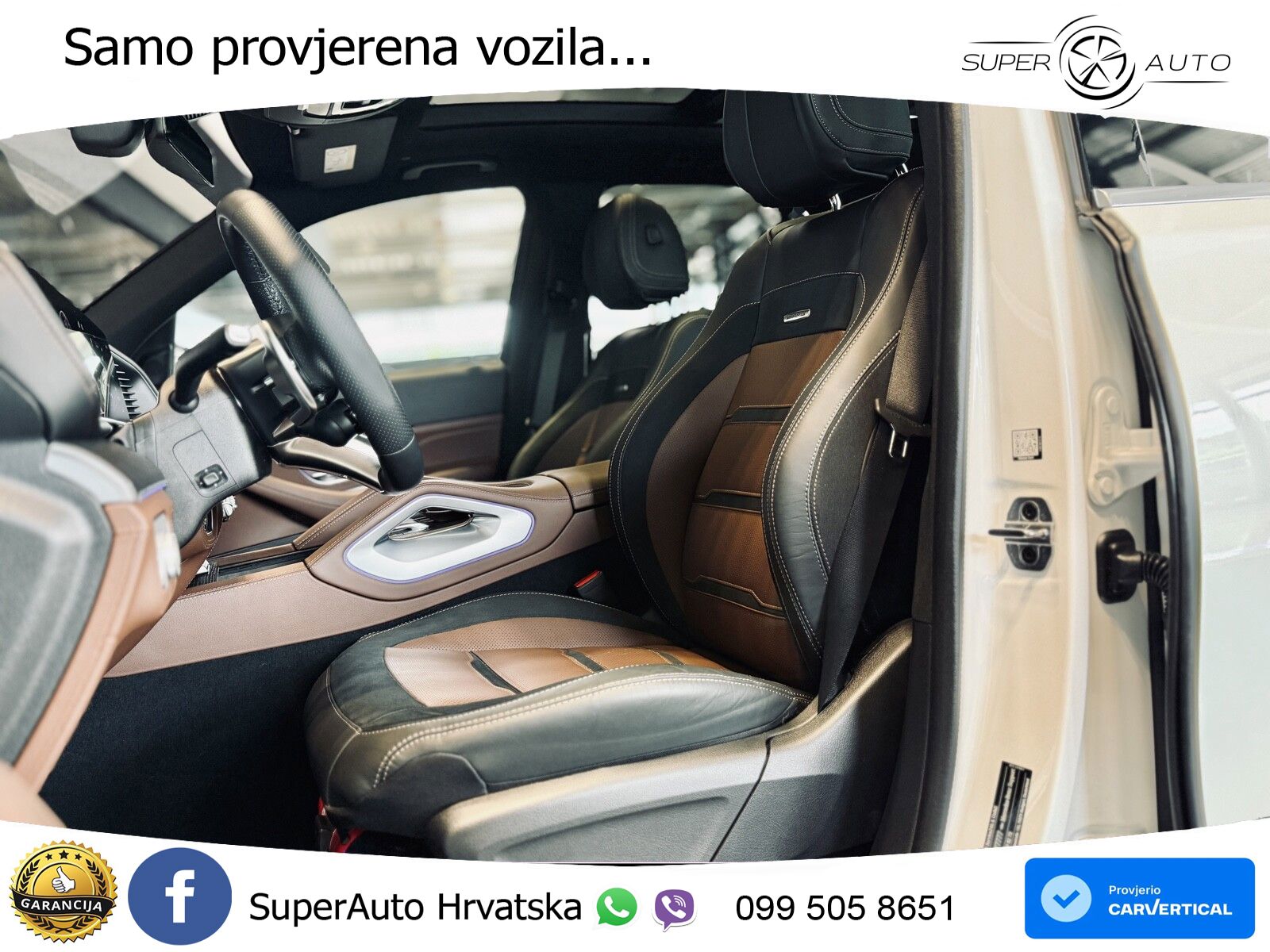 Mercedes AMG GLE 53 (544 KS) Hybrid 4MATIC+ 9G-TRONIC ZRAČNI+ACC+GR SJED+KAM+PANO