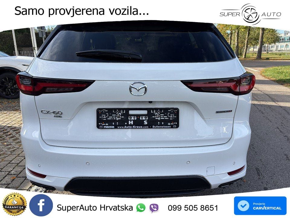 Mazda CX-60 3.3 e-Skyactiv D (254 KS) AWD Automatic MATRIX+GR SJED+KAM