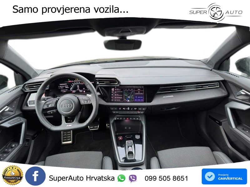 Audi S3 Limuzina 2.0 TFSI (333 KS) quattro S tronic MATRIX+GR SJED+KAM