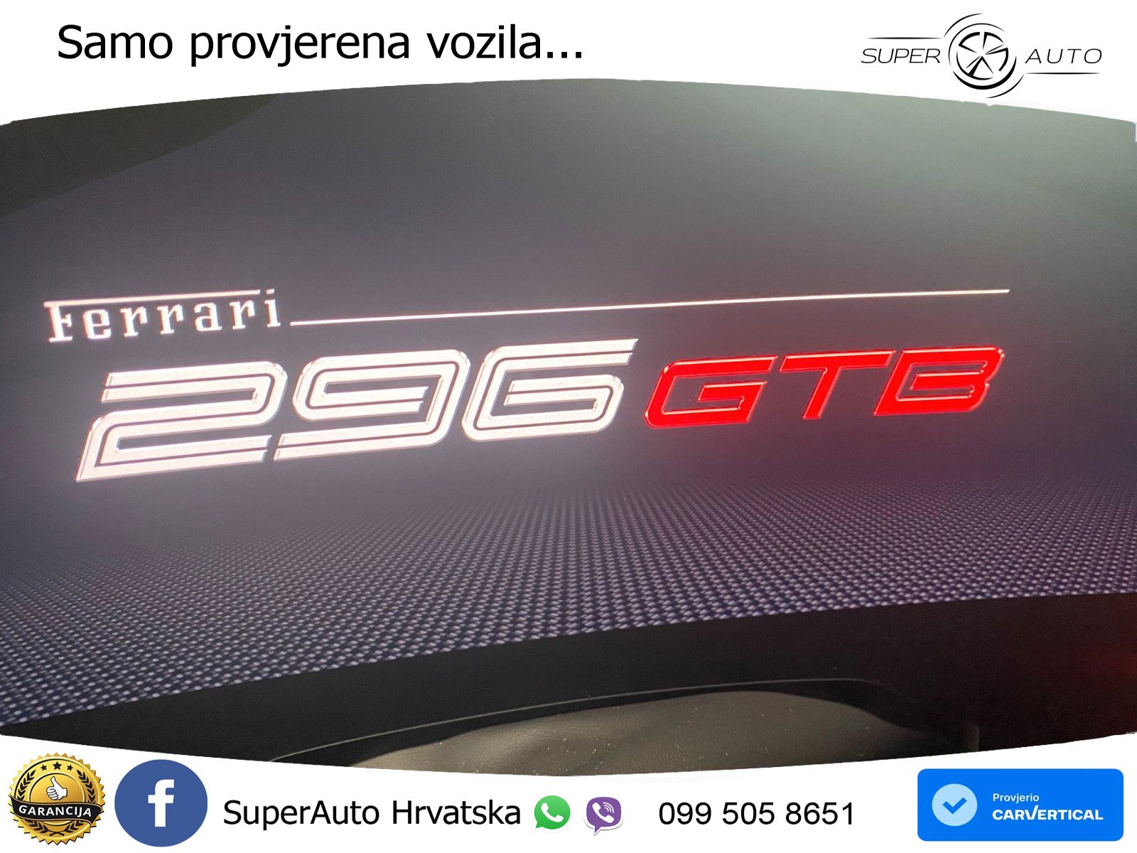 Ferrari 296 GTB 3.0 V6 (830 KS) F1 DCT