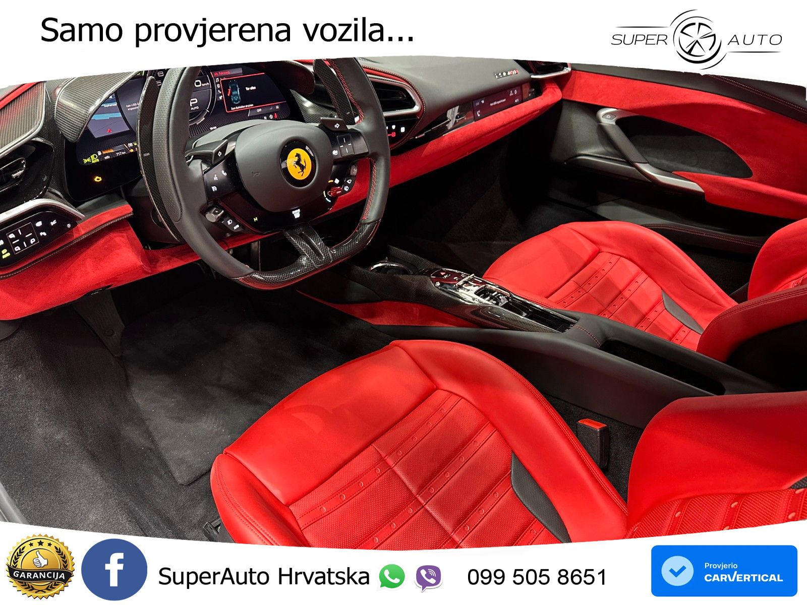 Ferrari 296 GTB 3.0 V6 (830 KS) F1 DCT