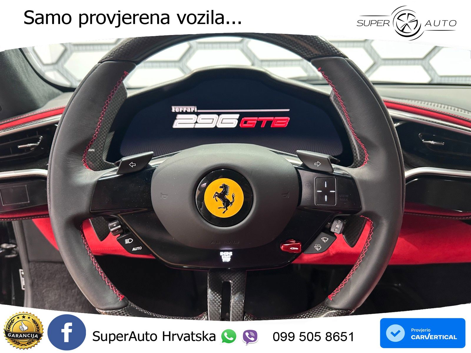 Ferrari 296 GTB 3.0 V6 (830 KS) F1 DCT