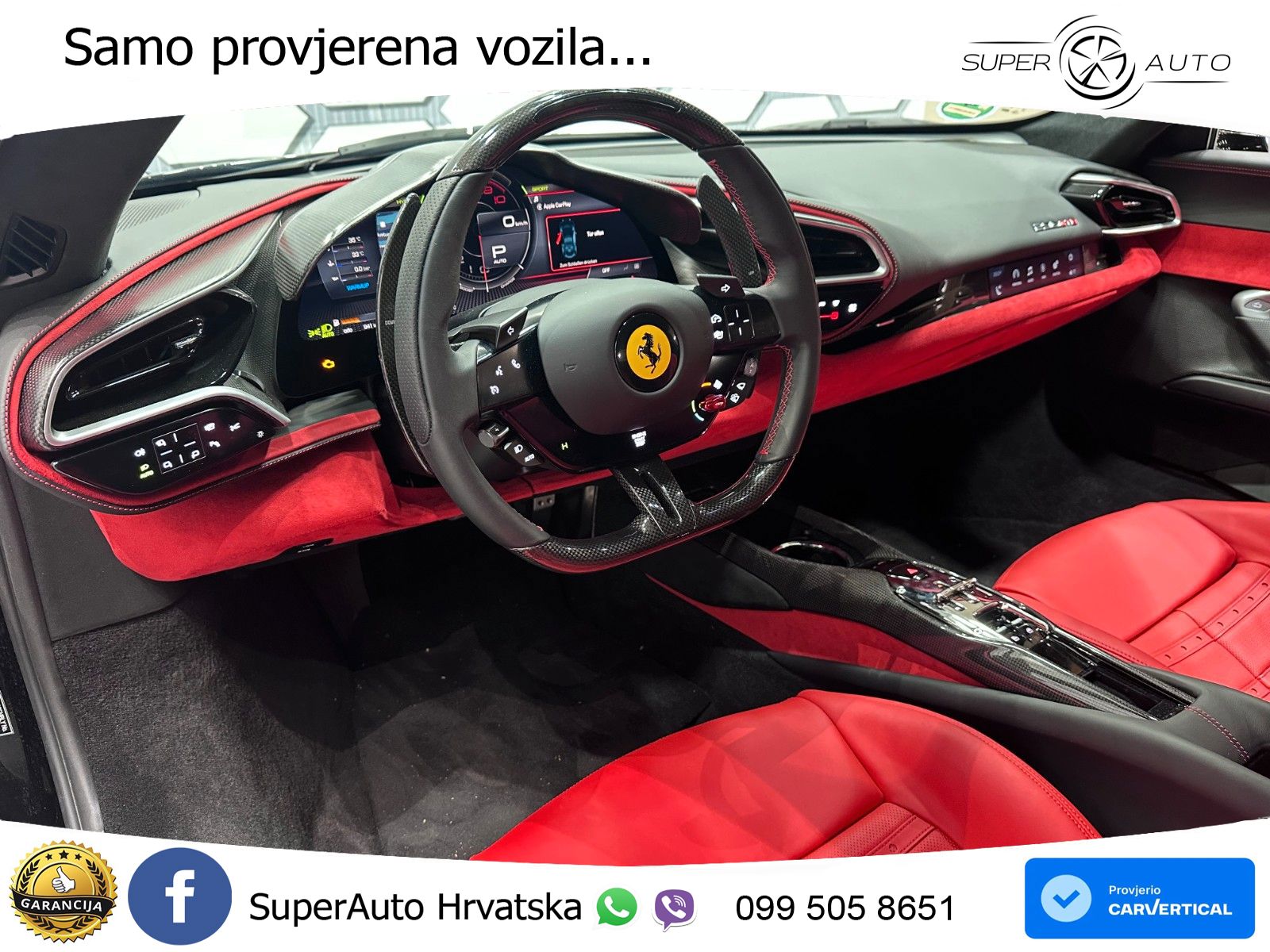 Ferrari 296 GTB 3.0 V6 (830 KS) F1 DCT
