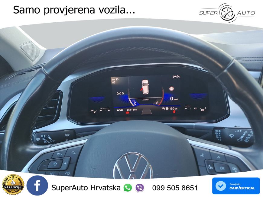 Volkswagen T-Roc 1.5 TSI (150 KS) LED+GR SJED+ACC