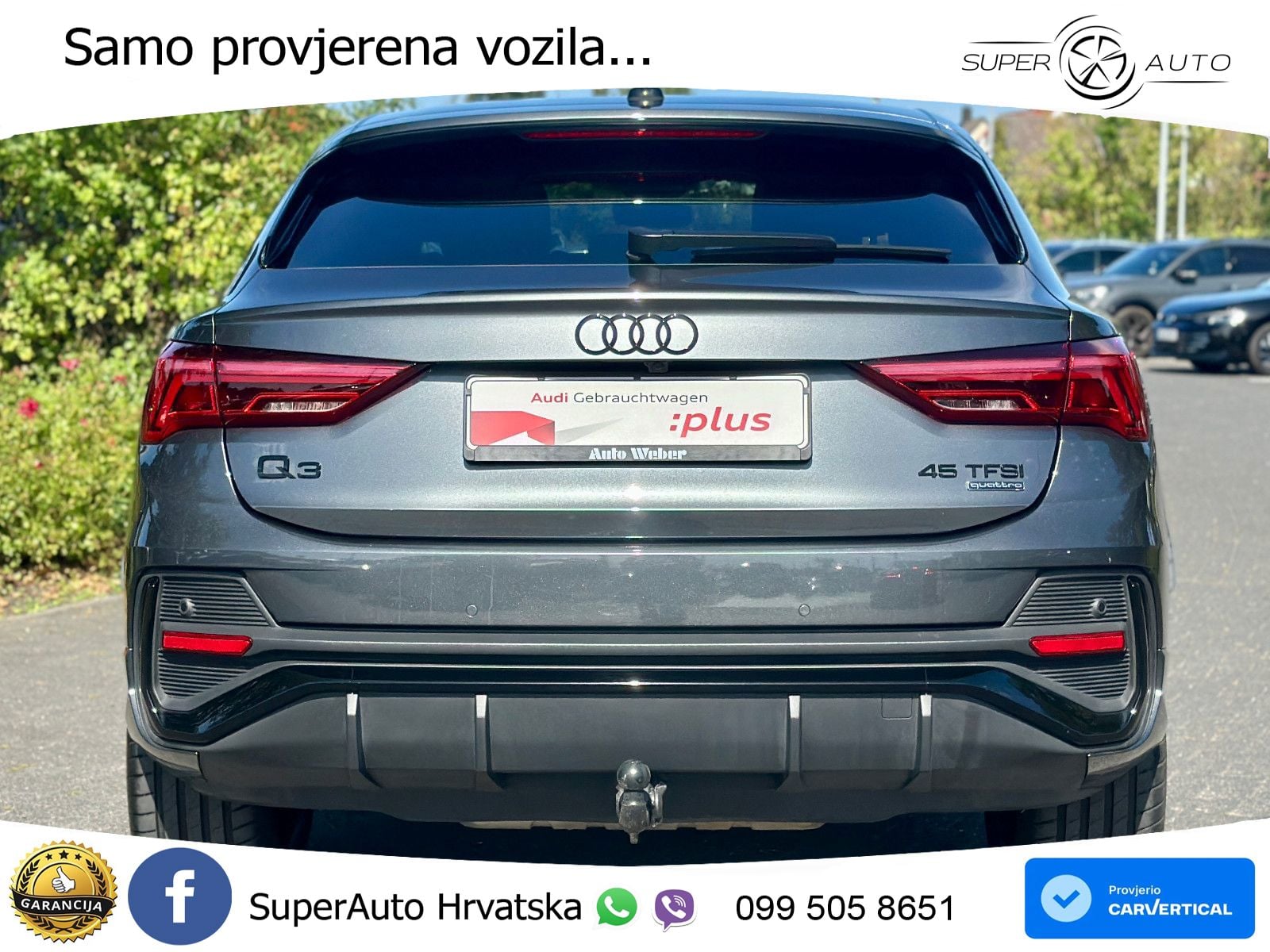 Audi Q3 45 TFSI (245 KS) quattro S tronic S line LED+GR SJED+ACC