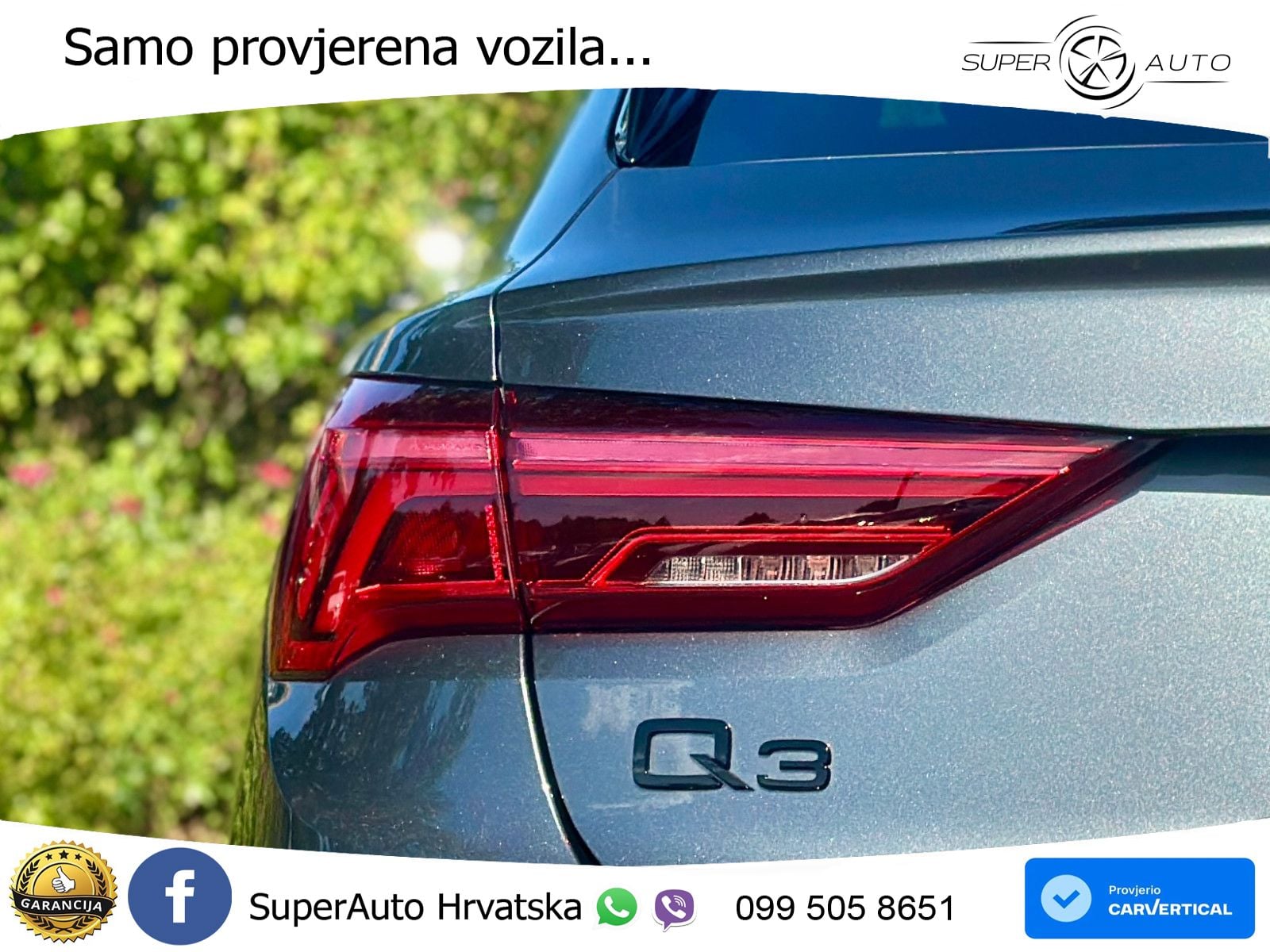 Audi Q3 45 TFSI (245 KS) quattro S tronic S line LED+GR SJED+ACC
