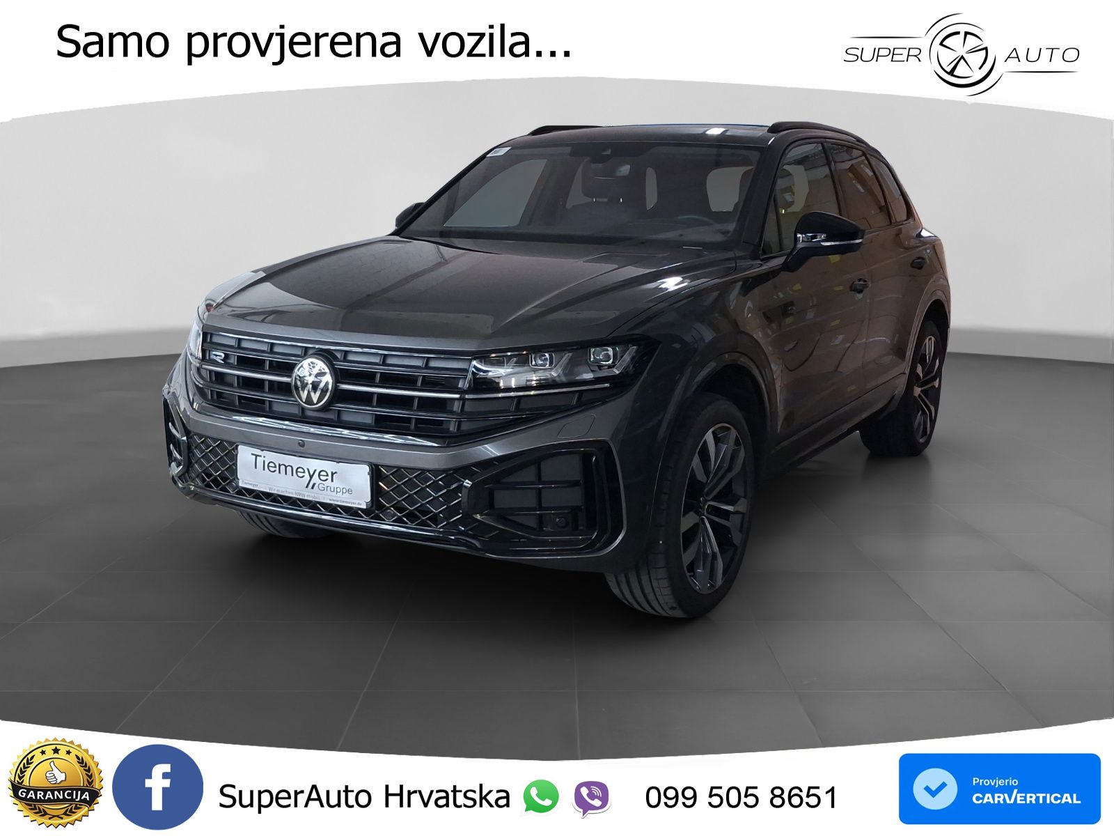 Volkswagen Touareg 3.0 V6 TDI (286 KS) 4MOTION Tiptronic ZRAČNI+ACC+GR SJED+KAM+PANO