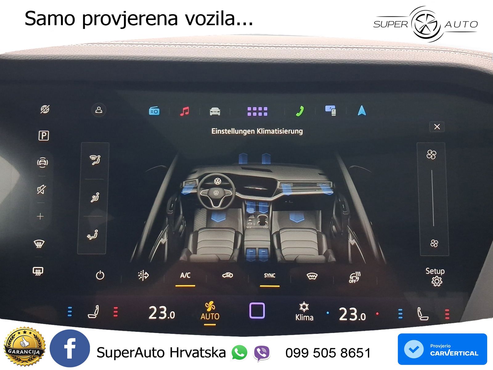 Volkswagen Touareg 3.0 V6 TDI (286 KS) 4MOTION Tiptronic ZRAČNI+ACC+GR SJED+KAM+PANO