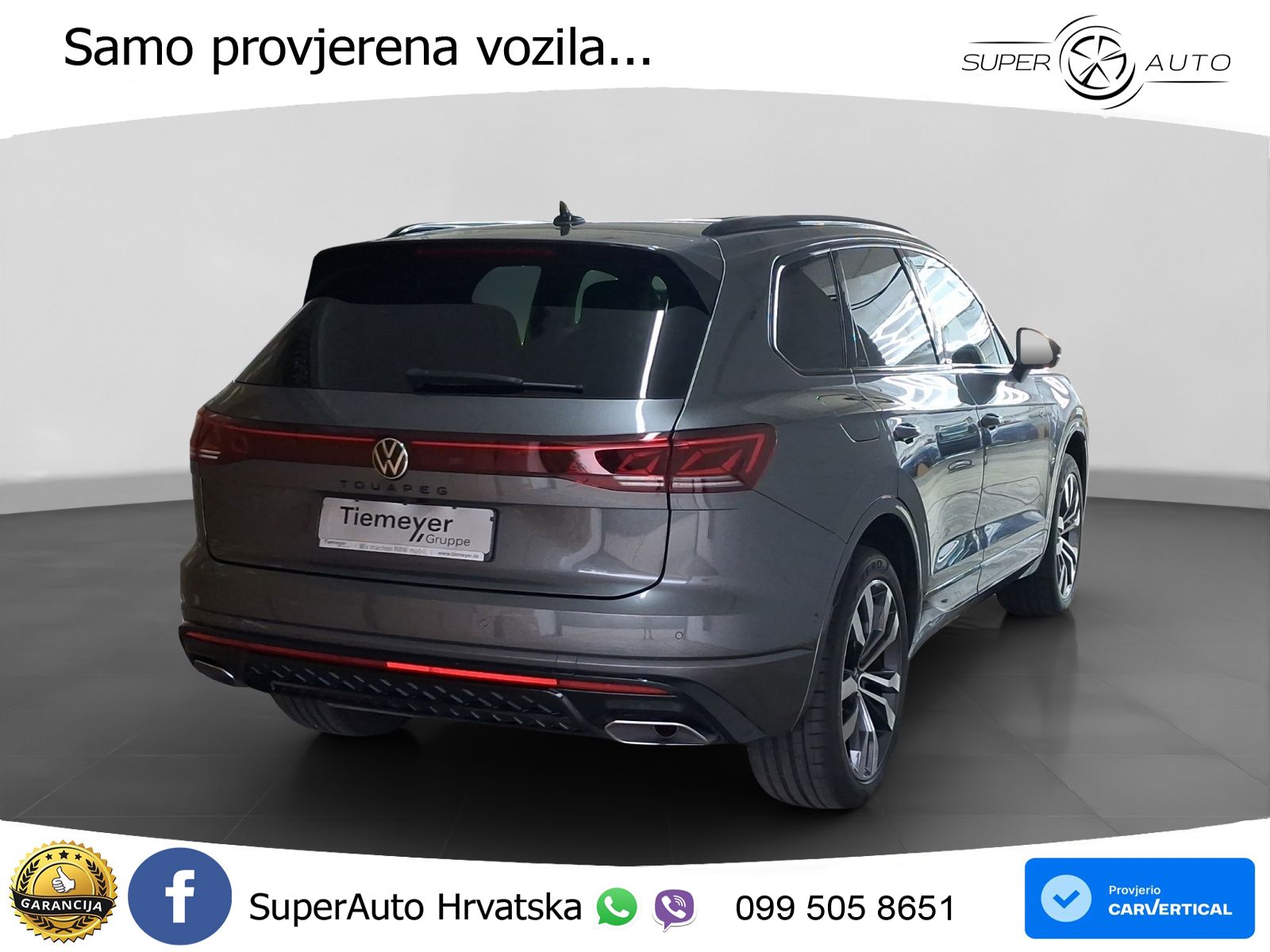Volkswagen Touareg 3.0 V6 TDI (286 KS) 4MOTION Tiptronic ZRAČNI+ACC+GR SJED+KAM+PANO