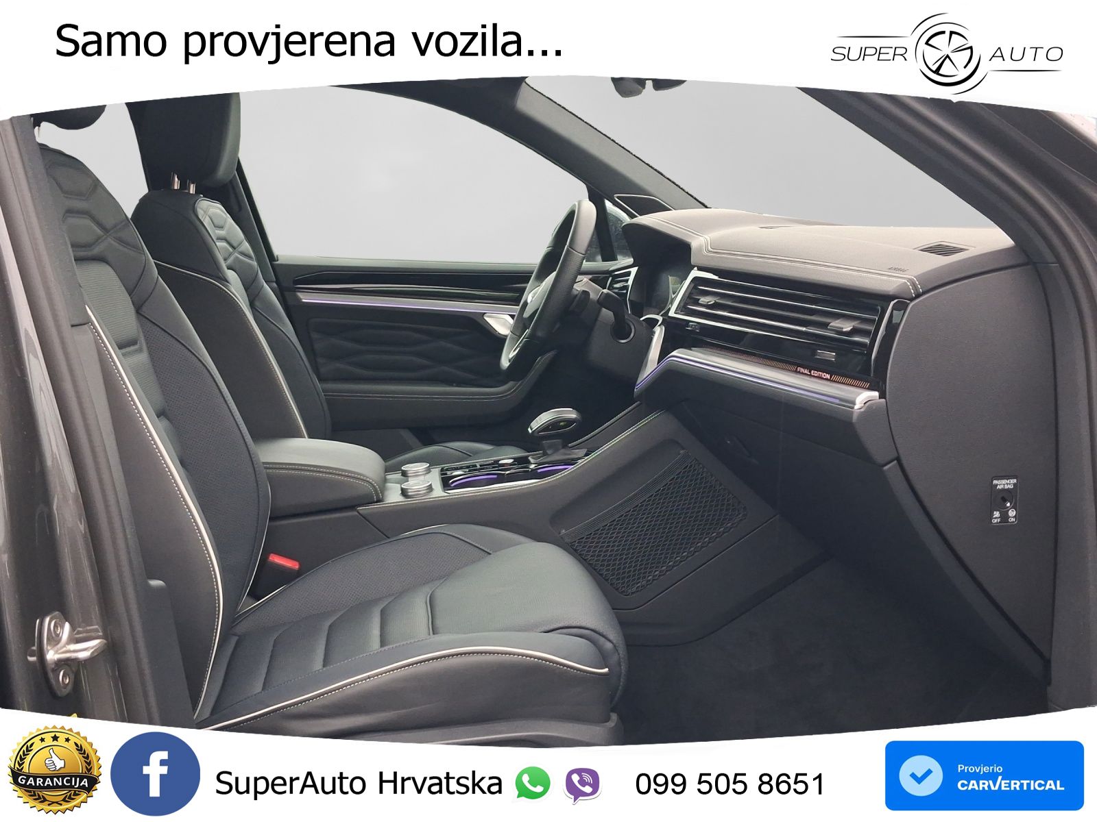 Volkswagen Touareg 3.0 V6 TDI (286 KS) 4MOTION Tiptronic ZRAČNI+ACC+GR SJED+KAM+PANO
