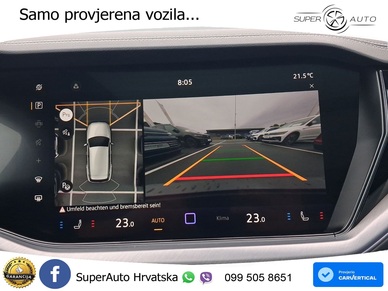 Volkswagen Touareg 3.0 V6 TDI (286 KS) 4MOTION Tiptronic ZRAČNI+ACC+GR SJED+KAM+PANO