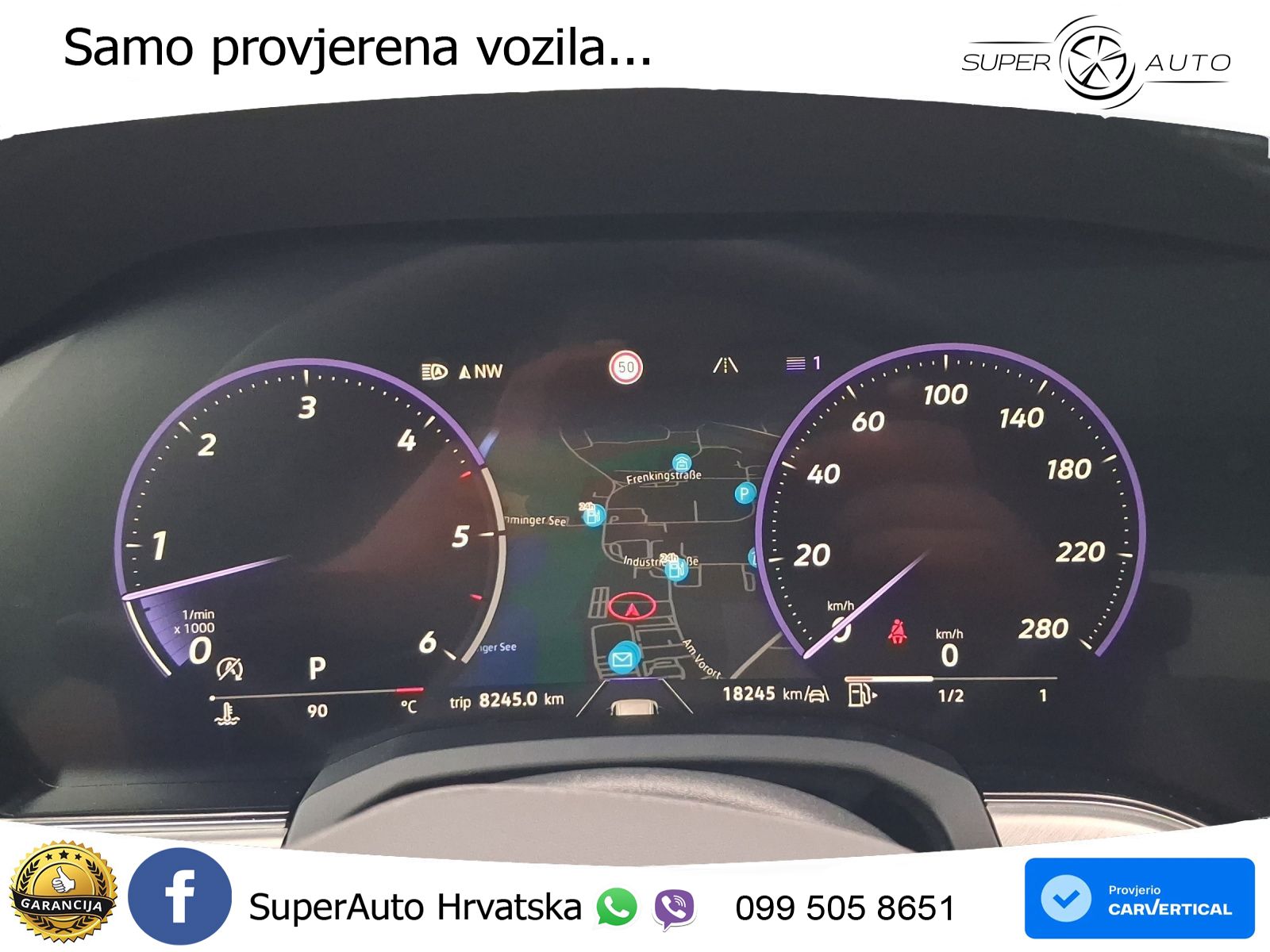 Volkswagen Touareg 3.0 V6 TDI (286 KS) 4MOTION Tiptronic ZRAČNI+ACC+GR SJED+KAM+PANO
