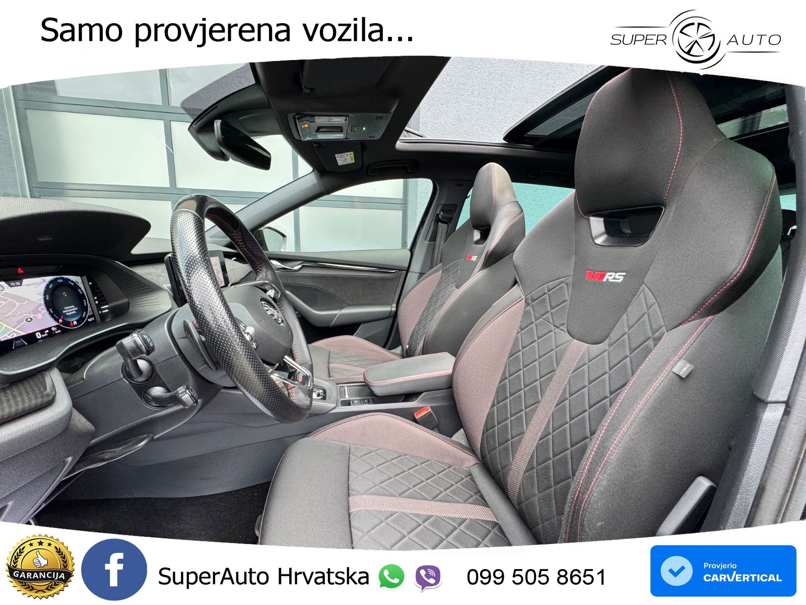 Škoda Octavia Combi RS 2.0 TDI (200 KS) DSG LED+GR SJED+ACC