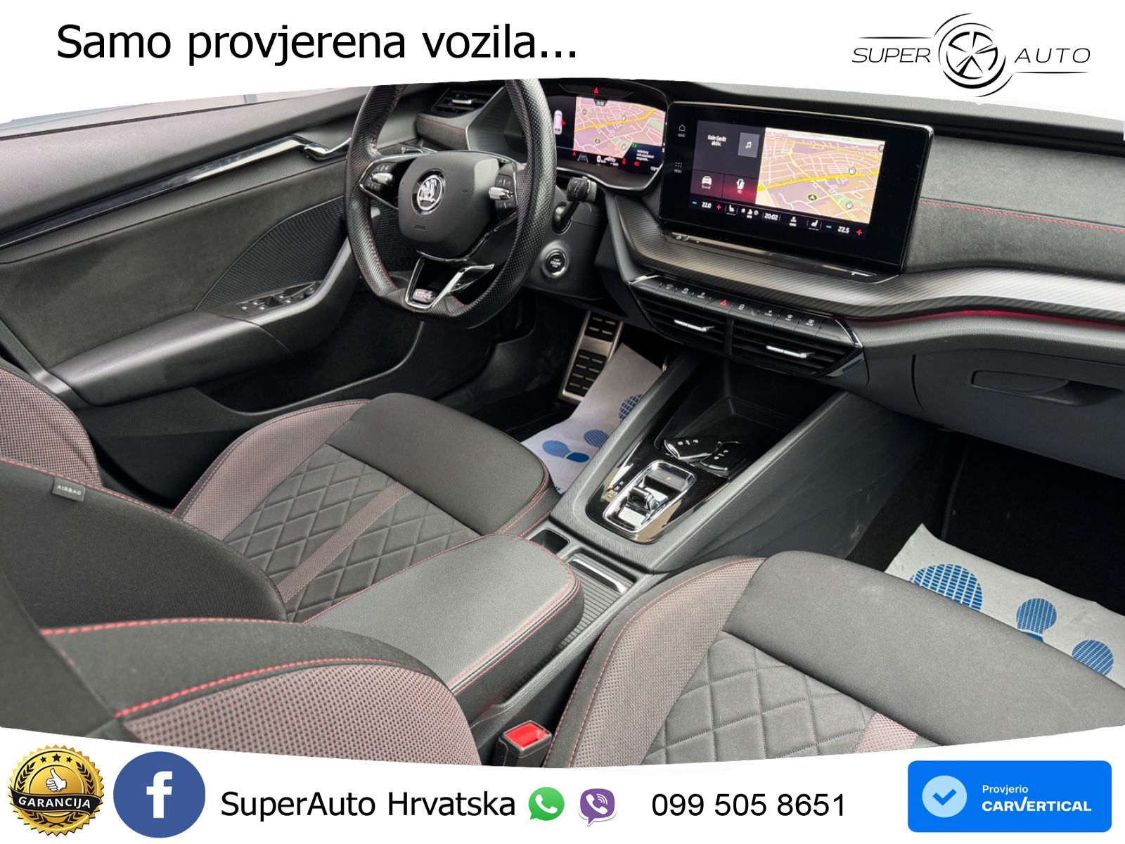 Škoda Octavia Combi RS 2.0 TDI (200 KS) DSG LED+GR SJED+ACC