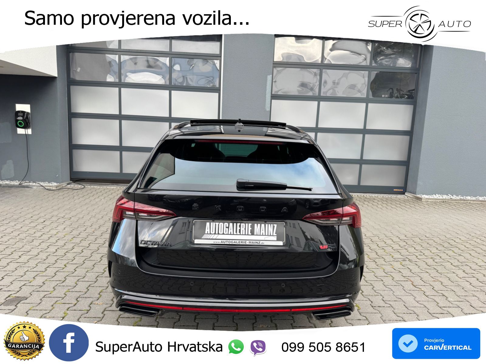 Škoda Octavia Combi RS 2.0 TDI (200 KS) DSG LED+GR SJED+ACC