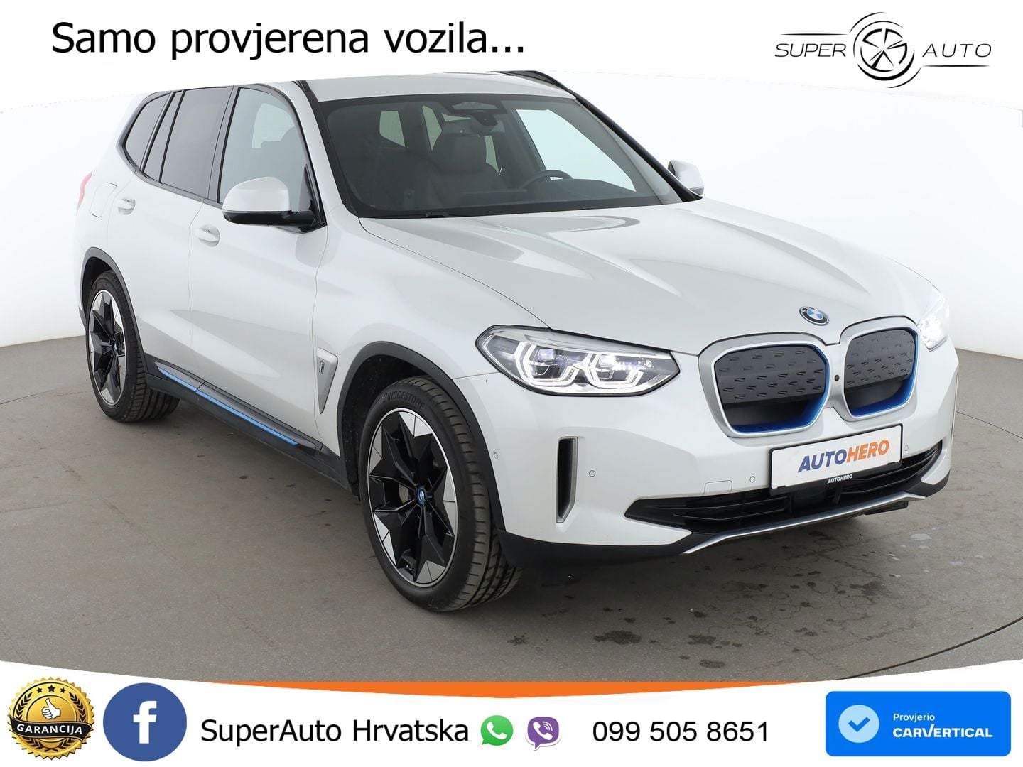 BMW iX3 80 kWh (286 KS) LED+GR SJED+ACC