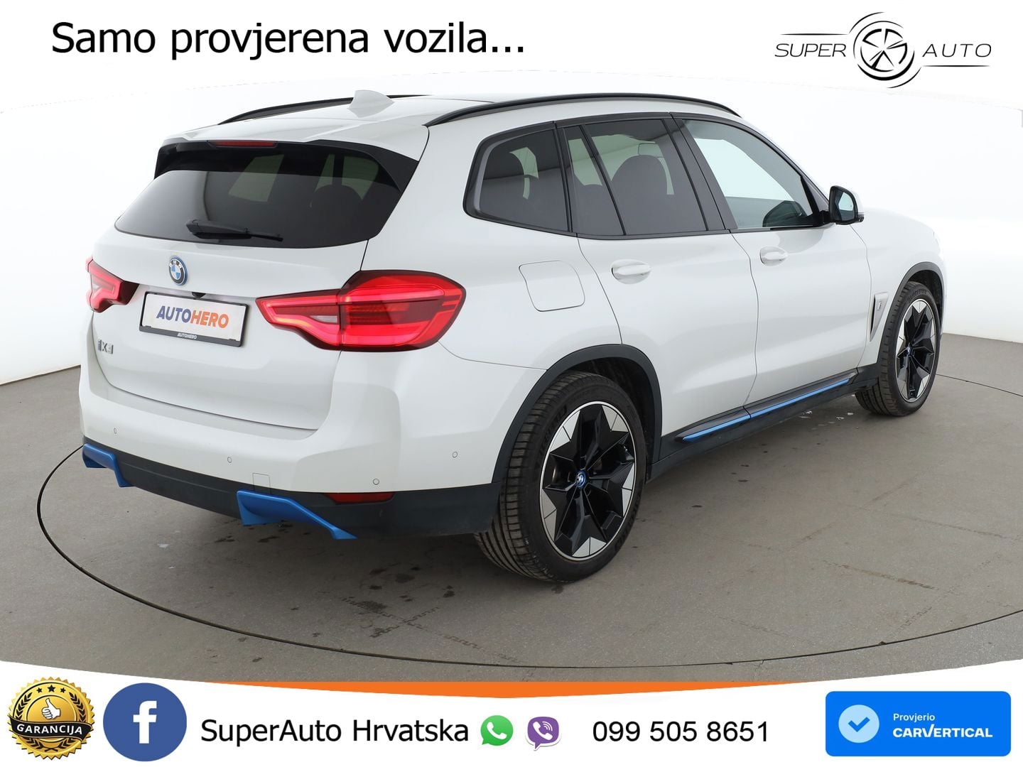 BMW iX3 80 kWh (286 KS) LED+GR SJED+ACC