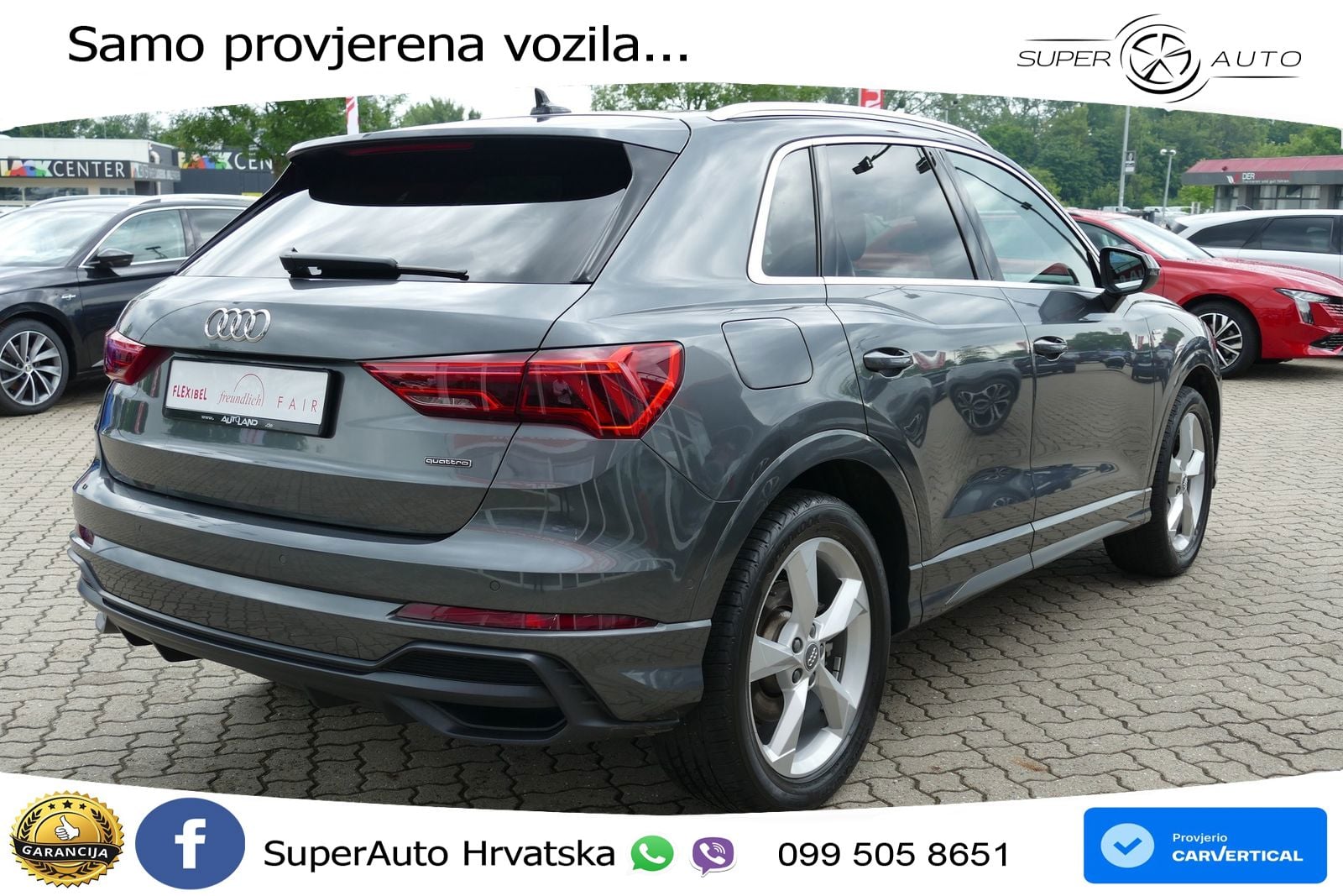 Audi Q3 40 TFSI (190 KS) quattro S tronic S line LED+GR SJED+ACC