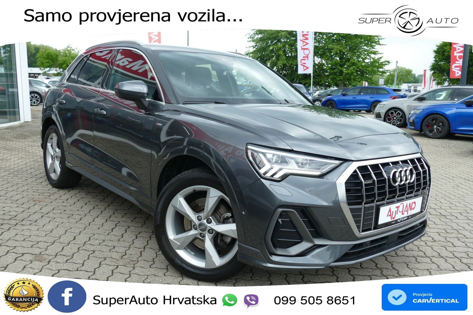 Audi Q3 40 TFSI (190 KS) quattro S tronic S line LED+GR SJED+ACC