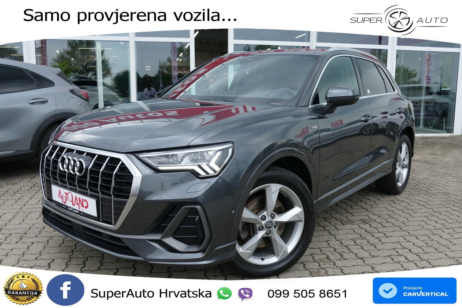 Audi Q3 40 TFSI (190 KS) quattro S tronic S line LED+GR SJED+ACC
