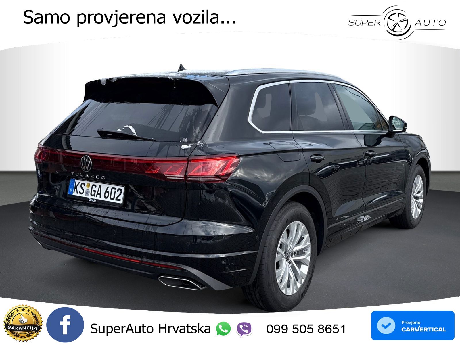 Volkswagen Touareg 3.0 V6 TDI (286 KS) 4MOTION Tiptronic ZRAČNI+ACC+GR SJED+KAM+PANO