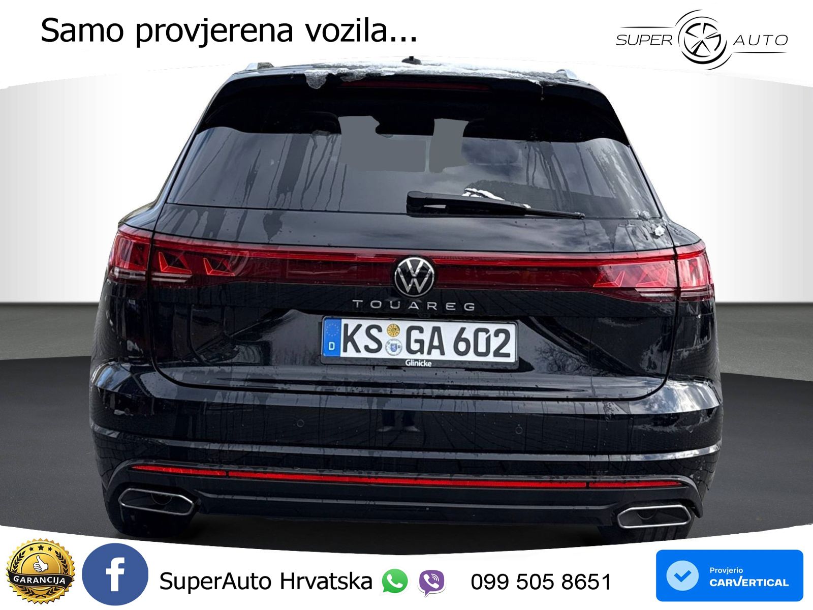 Volkswagen Touareg 3.0 V6 TDI (286 KS) 4MOTION Tiptronic ZRAČNI+ACC+GR SJED+KAM+PANO