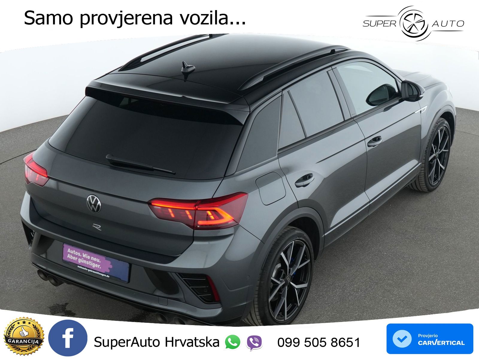 Volkswagen T-Roc I R 2.0 TSI (300 KS) OPF 4M DSG MATRIX+GR SJED+KAM