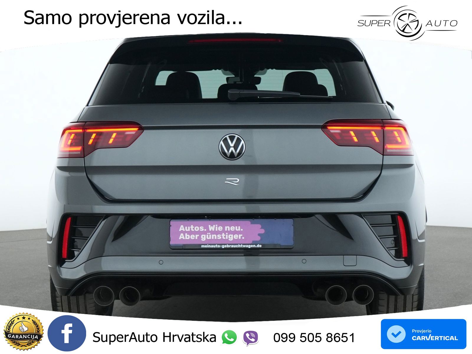 Volkswagen T-Roc I R 2.0 TSI (300 KS) OPF 4M DSG MATRIX+GR SJED+KAM