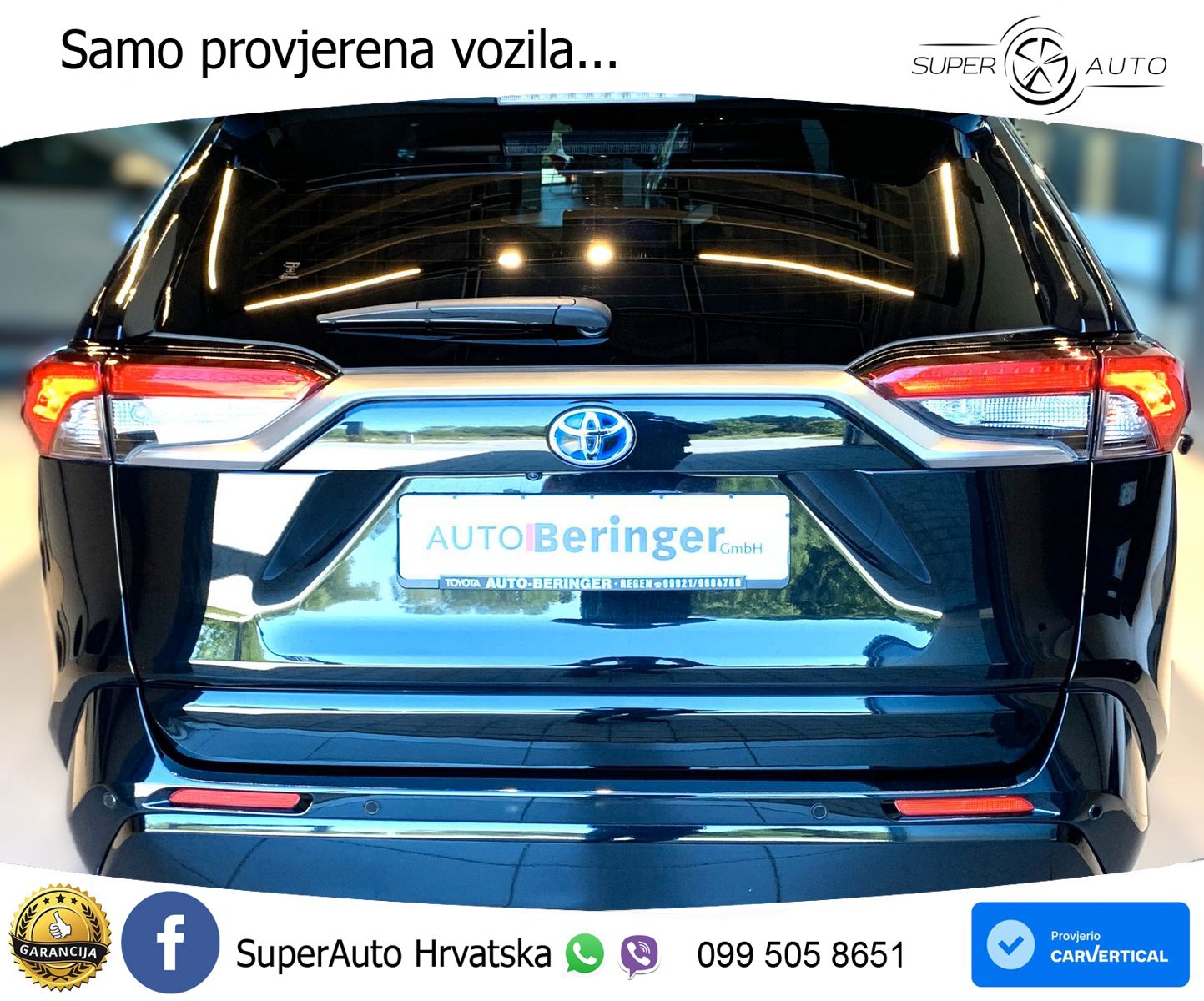 Toyota RAV4 2.5 (306 KS) Hybrid AWD-i eCVT LED+GR SJED+ACC