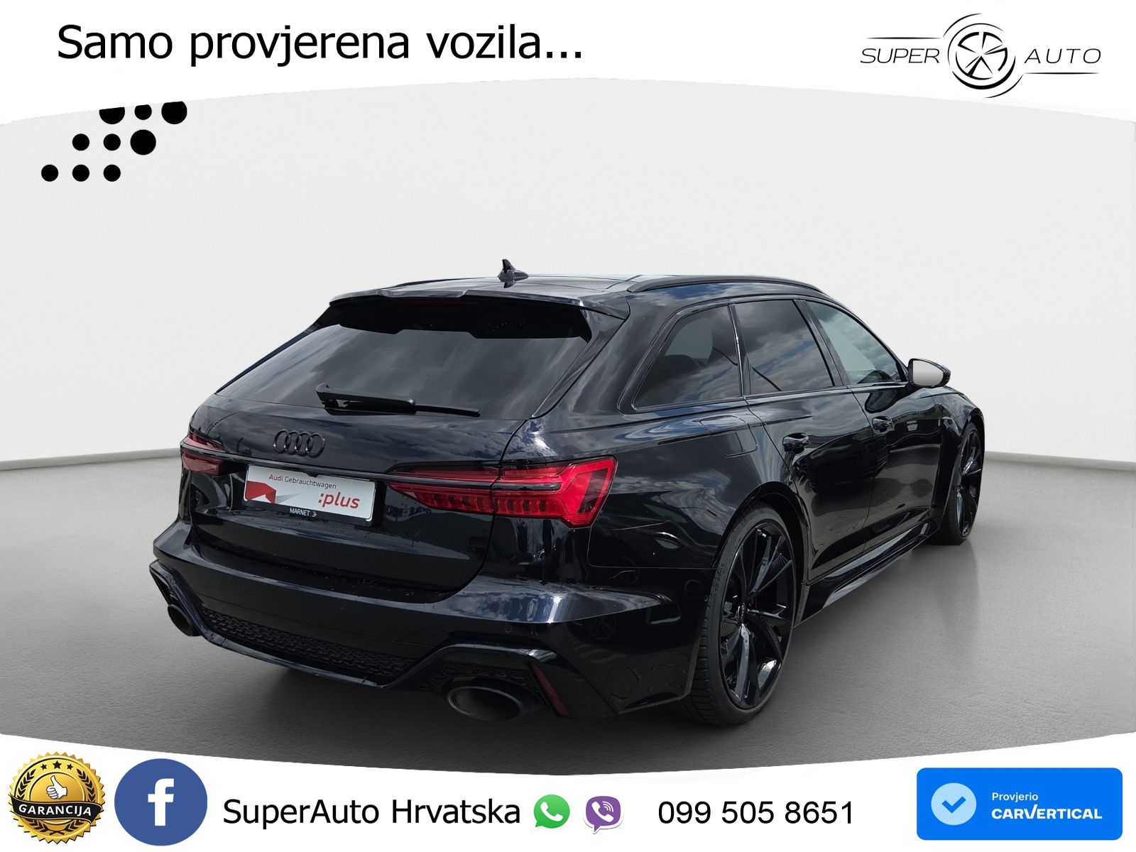 Audi RS6 Avant 4.0 TFSI V8 (600 KS) quattro Tiptronic Kuka LED+GR SJED+ACC