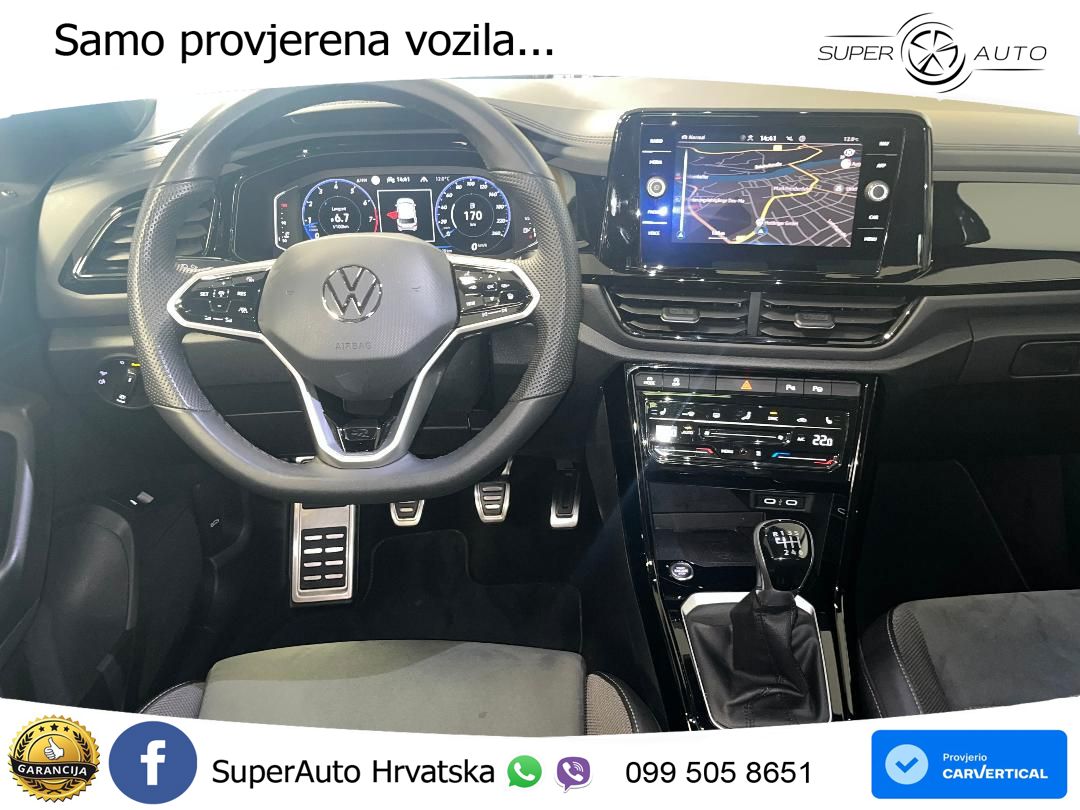 Volkswagen T-Roc 1.5 TSI (150 KS) R-Line MATRIX+GR SJED+KAM