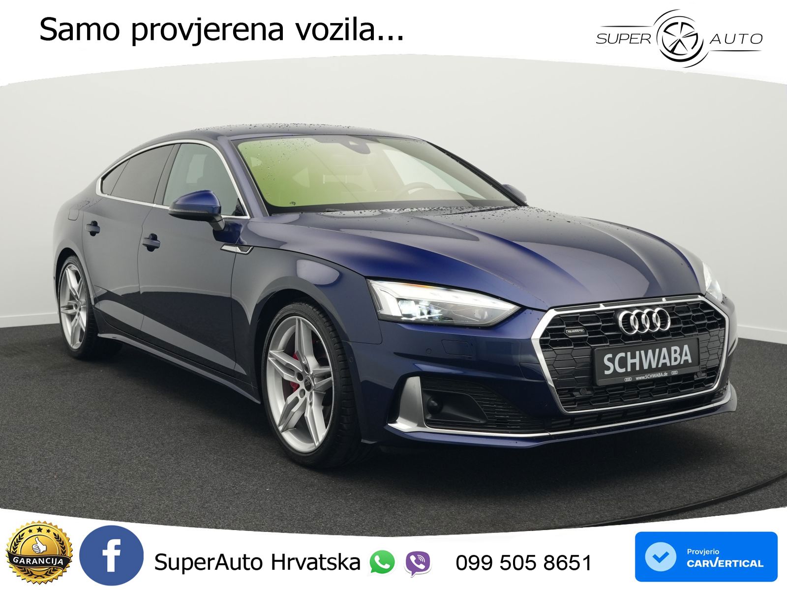 Audi A5 Sportback  40 TFSI (204 KS) quattro S tronic advanced MATRIX+GR SJED+KAM