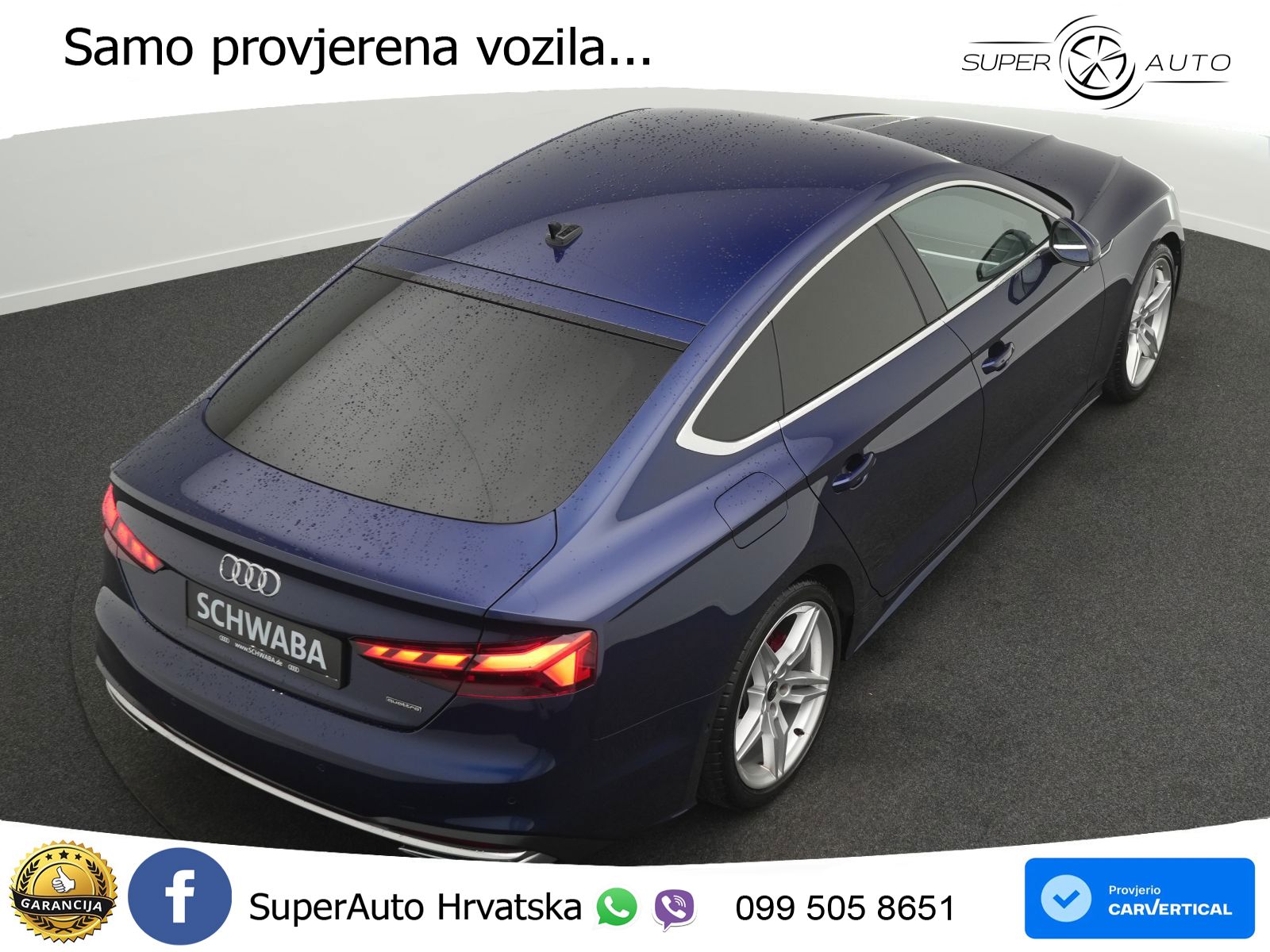 Audi A5 Sportback  40 TFSI (204 KS) quattro S tronic advanced MATRIX+GR SJED+KAM
