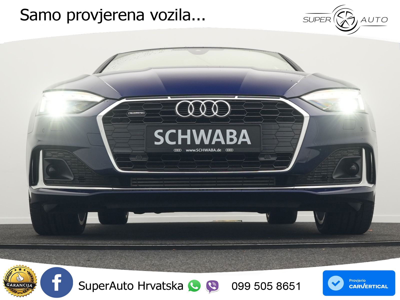 Audi A5 Sportback  40 TFSI (204 KS) quattro S tronic advanced MATRIX+GR SJED+KAM