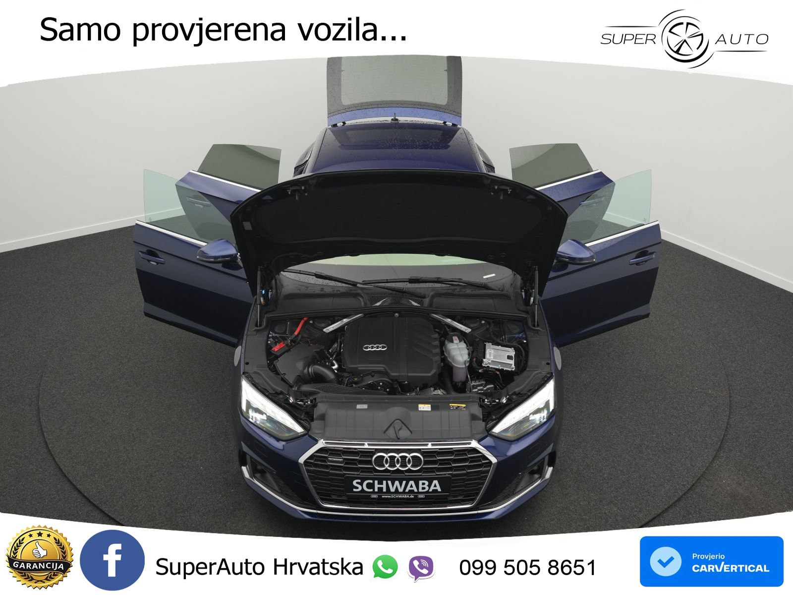 Audi A5 Sportback  40 TFSI (204 KS) quattro S tronic advanced MATRIX+GR SJED+KAM