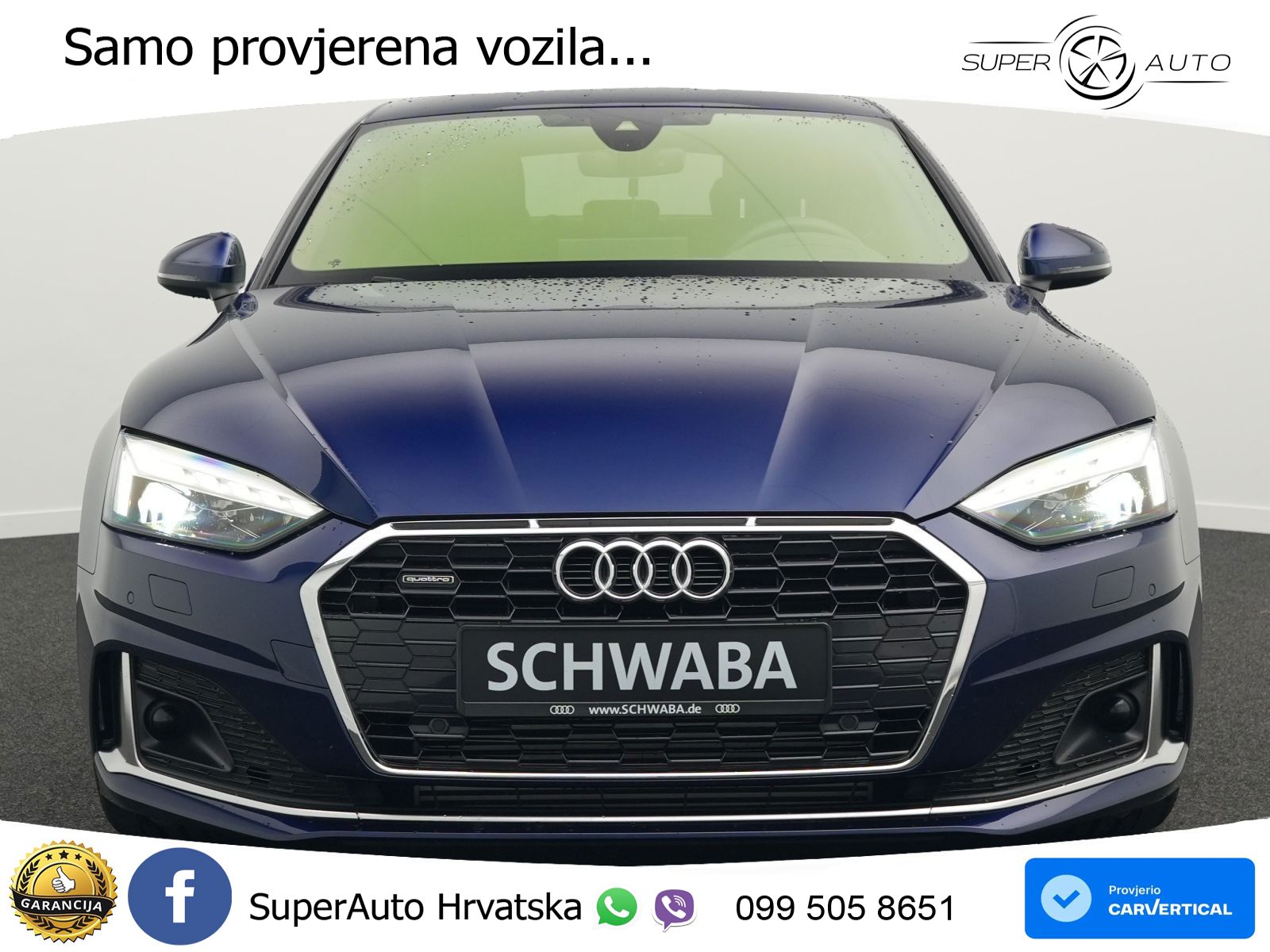 Audi A5 Sportback  40 TFSI (204 KS) quattro S tronic advanced MATRIX+GR SJED+KAM