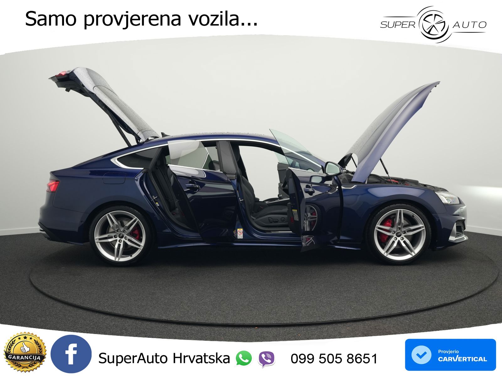Audi A5 Sportback  40 TFSI (204 KS) quattro S tronic advanced MATRIX+GR SJED+KAM