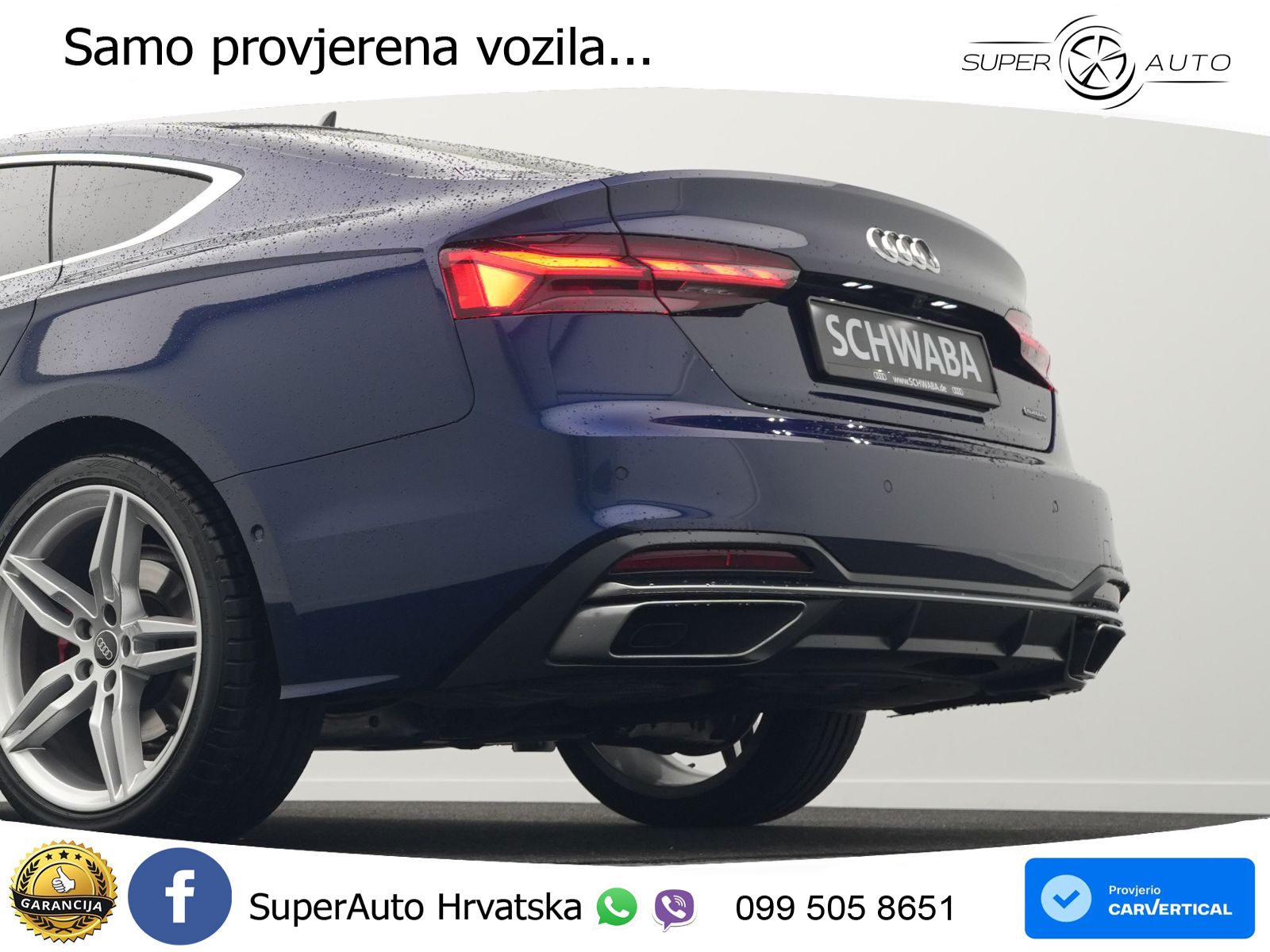 Audi A5 Sportback  40 TFSI (204 KS) quattro S tronic advanced MATRIX+GR SJED+KAM