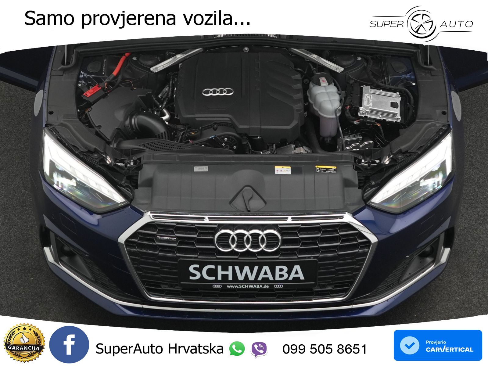 Audi A5 Sportback  40 TFSI (204 KS) quattro S tronic advanced MATRIX+GR SJED+KAM