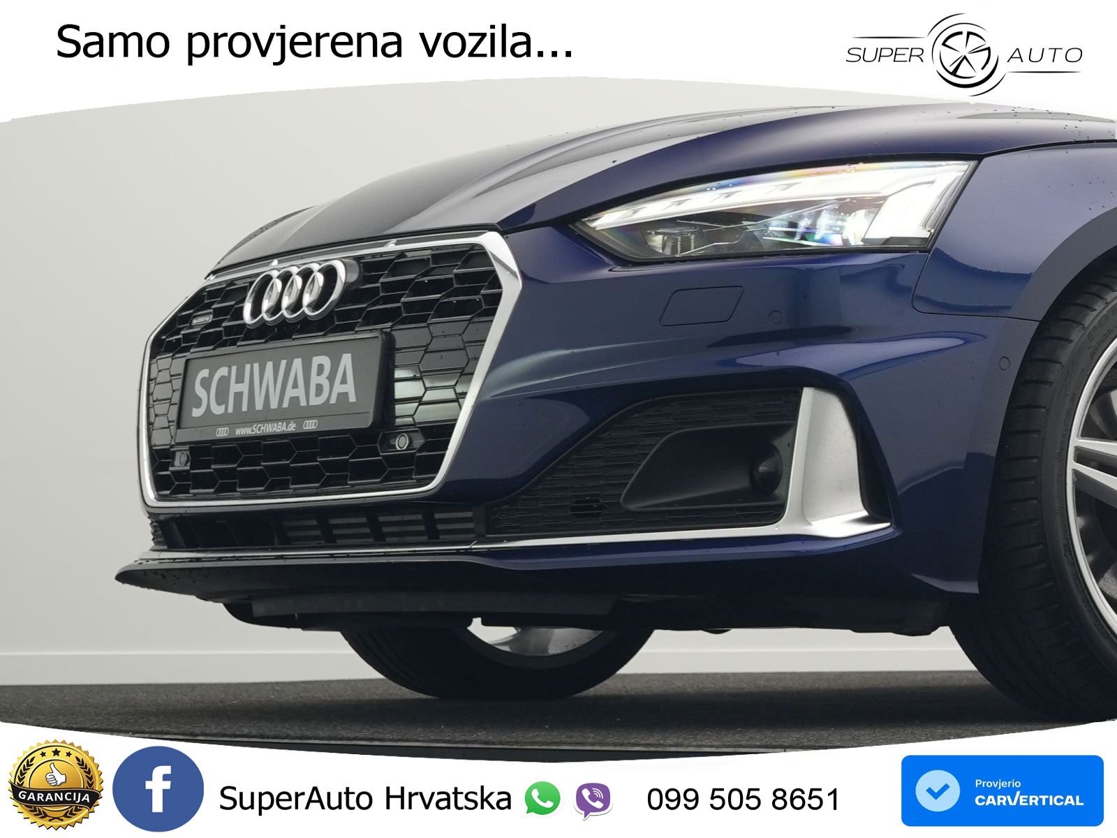 Audi A5 Sportback  40 TFSI (204 KS) quattro S tronic advanced MATRIX+GR SJED+KAM