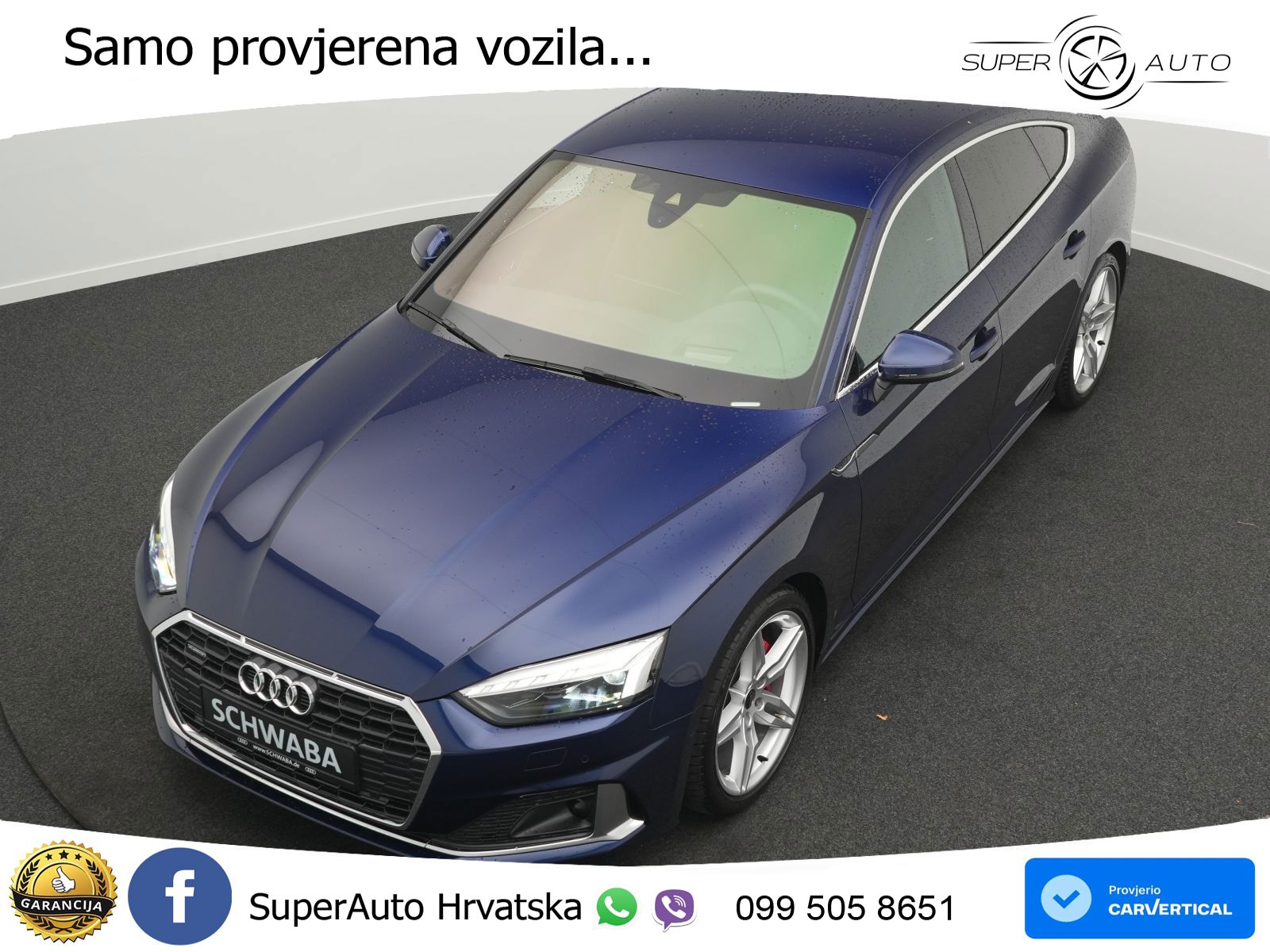 Audi A5 Sportback  40 TFSI (204 KS) quattro S tronic advanced MATRIX+GR SJED+KAM