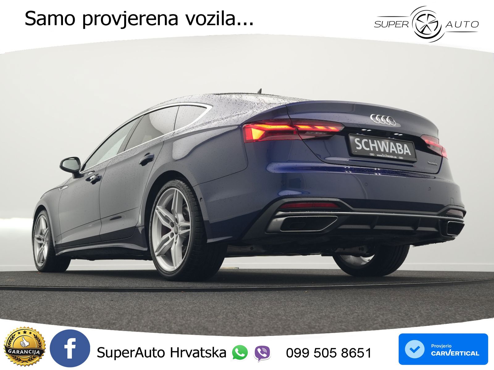Audi A5 Sportback  40 TFSI (204 KS) quattro S tronic advanced MATRIX+GR SJED+KAM