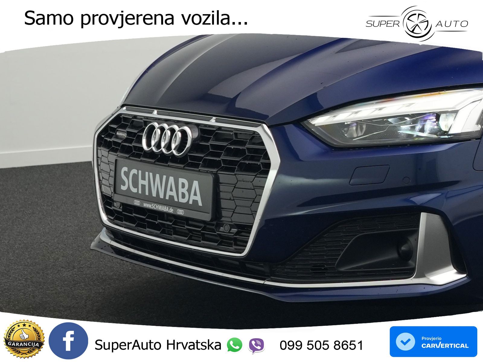 Audi A5 Sportback  40 TFSI (204 KS) quattro S tronic advanced MATRIX+GR SJED+KAM