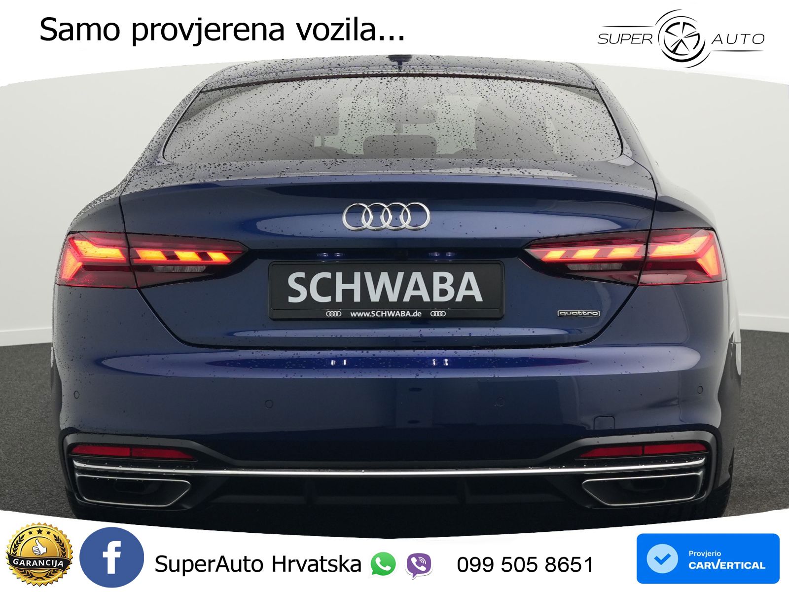 Audi A5 Sportback  40 TFSI (204 KS) quattro S tronic advanced MATRIX+GR SJED+KAM