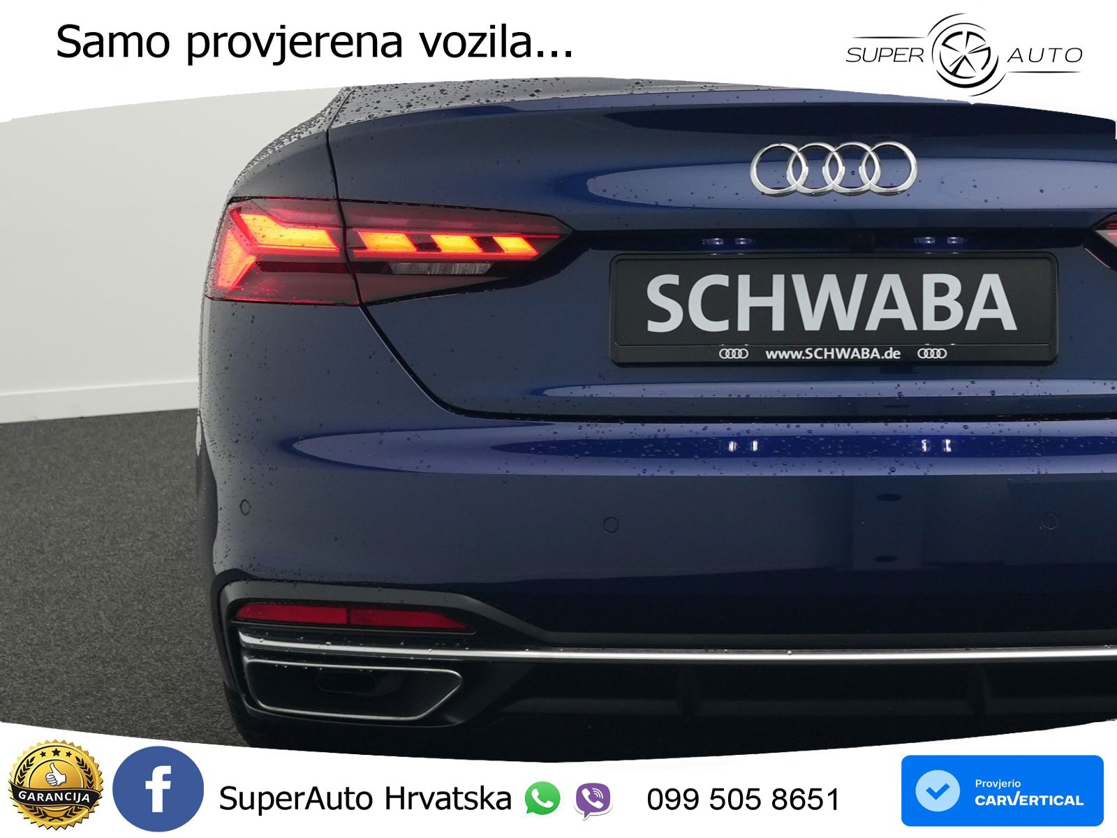 Audi A5 Sportback  40 TFSI (204 KS) quattro S tronic advanced MATRIX+GR SJED+KAM