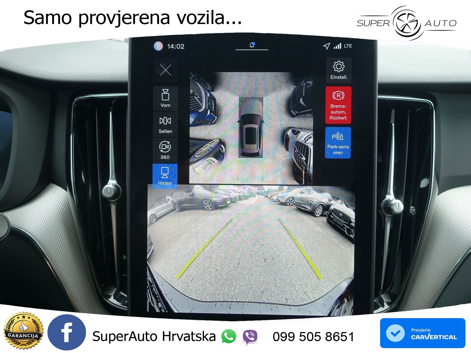 Volvo XC60 B5 Benzin AWD Geartronic ACC+HEAD+4xGR SJED+360+PANO