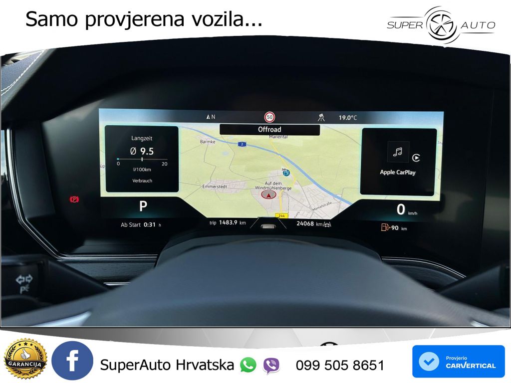 Volkswagen Touareg 3.0 V6 TDI (231 KS) 4MOTION Tiptronic ZRAČNI+ACC+GR SJED+KAM