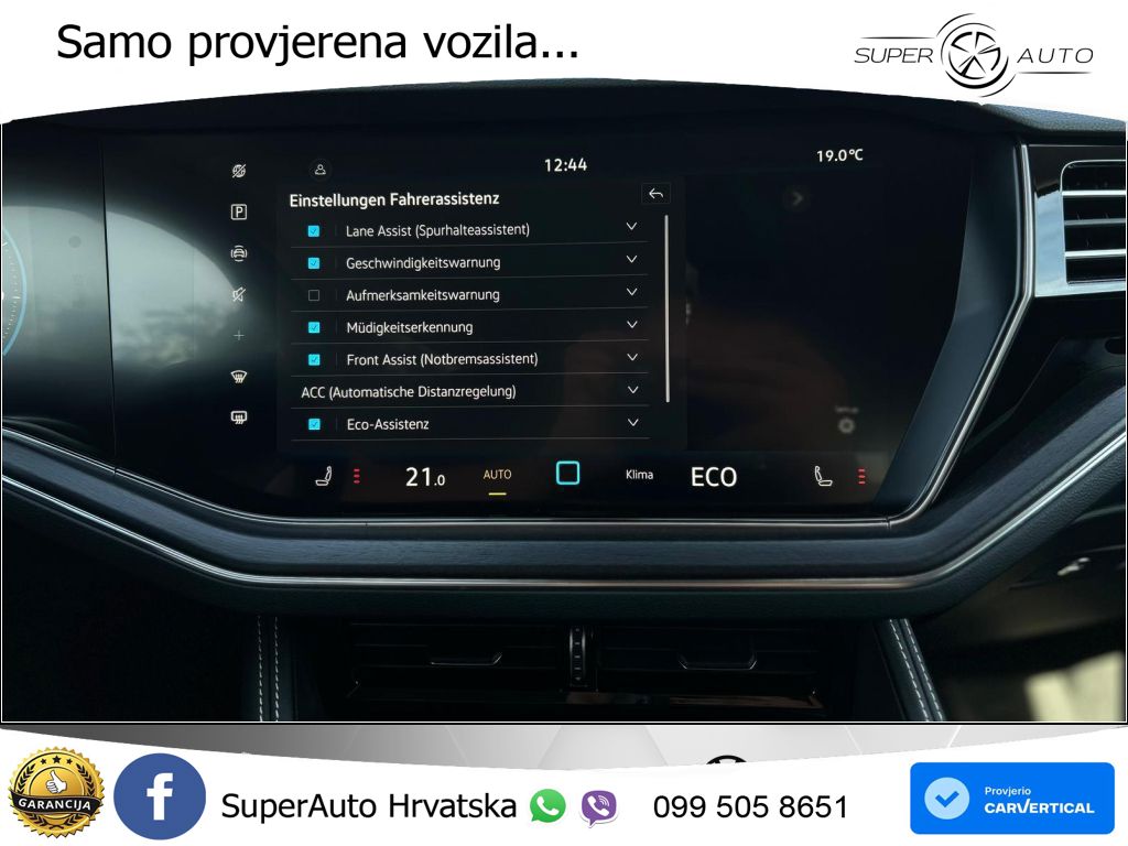 Volkswagen Touareg 3.0 V6 TDI (231 KS) 4MOTION Tiptronic ZRAČNI+ACC+GR SJED+KAM