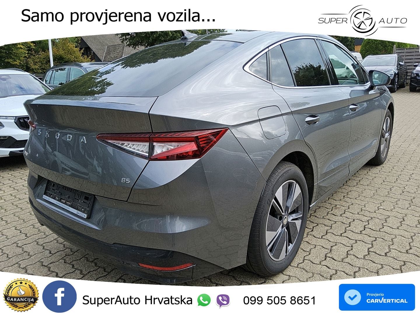 Škoda Enyaq Coupe iV 85 82 kWh (286 KS) LED+ACC