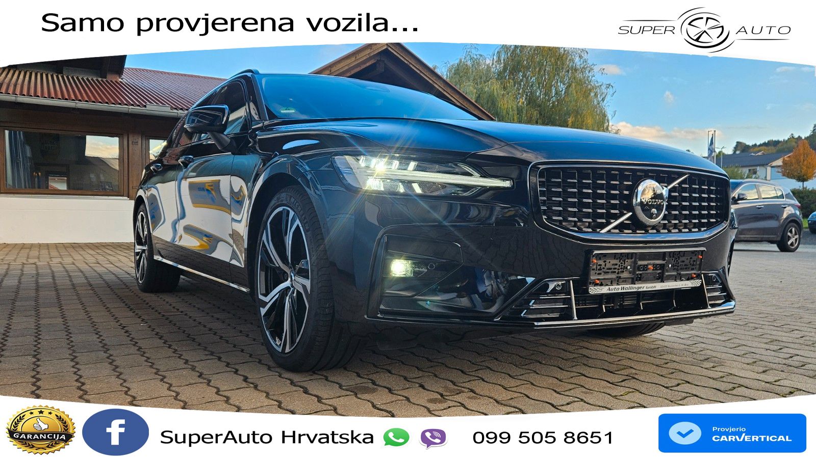 Volvo V60 2.0 B4 Benzin DCT LED+GR SJED+ACC